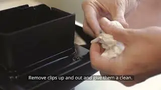 How to clean the drip tray sensors on a Jura coffee machine