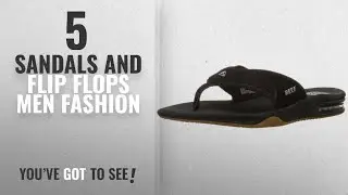 Top 10 Sandals And Flip Flops [Men Fashion Winter 2018 ]: Reef Fanning Mens Sandals | Bottle Cap