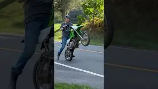 WD-30 KLX110RL WHEELIES #klx110 #kawasaki #wheelie #wd30