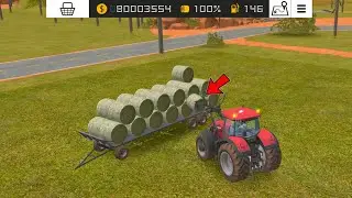 Fs18 How To Cut Grass ! Farming Simulator 18 Make Round Roll Bales | #fs18