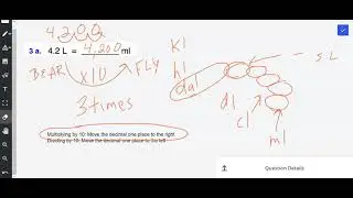 Example 4 Liters to milliliters and liter gram meter abbreviations explained