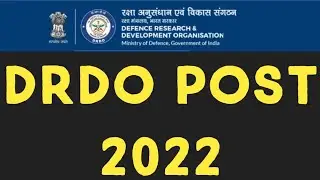 DRDO CHEMISTRY VACANCY 2022