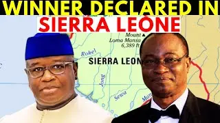 Sierra Leone&rsquo;s Bio Re-Elected as President, Avoids Run-Off.  Freetown Sierra Leone In Africa.