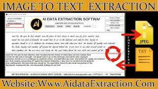 How to Download Image to Editable Text Conversion / Converter Software for PC