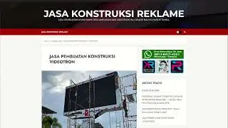 Konstruksi Videotron | Jasa Kontruksi Video Tron