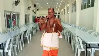 DHAJA HOISTING 11th PatutSav Mahotsav SRI AMBAJI TEMPLE Ujong Pasir CR TIMBADIA FAMILY 18Feb2024