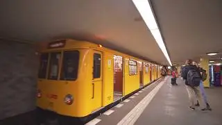 Germany, Berlin, U-Bahn ride from Kurf&uuml;rstenstra&szlig;e to Nollendorfplatz