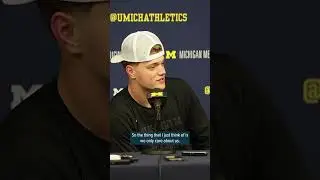 J.J. McCarthy asked about 