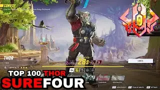 22-0! SUREFOUR INSANE THOR GAMEPLAY! TOP200 - MARVEL RIVALS SEASON 1