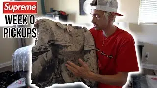 *PART 1* SUPREME FW19 WEEK 1 PICKUPS! DENIM, FLORAL JERSEY, & ALL TEES IN HAND REVIEW!