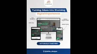 Your Vision, Our Code &mdash; Let&rsquo;s Make It Happen #creativewebsite #digitalmarketing #allidedesigns #web