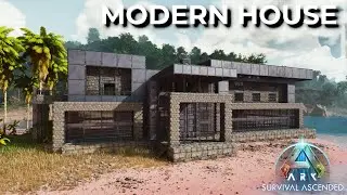 Modern House | Ark: Survival Ascended | Build Template