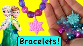 DIY DISNEY FROZEN Forever Friends Jewelry Activity!  Make FROZEN BRACELETS & NECKLACES