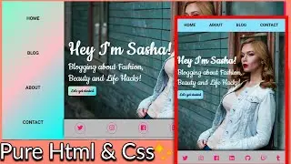 Website from Scratch|Responsive|Html & Css