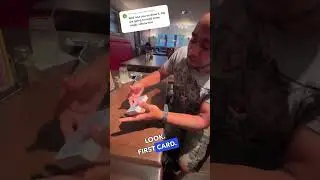 Card tricks after dinner #magican #cardmagic #vlog