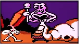 Earthworm Jim Menace 2 the Galaxy - All Bosses (GameBoy Color)