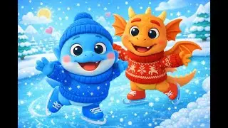 Little Shark's First Snow!❄️| Wonder Wizards
