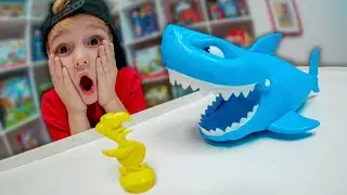 Father & Son ULTIMATE SHARK BOWLING! (DON'T GET BIT!)