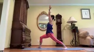Use Moving Warrior 1 Yoga Pose to Embrace the Openness!
