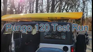Speed Testing Pungo 120 after removing a keel guard