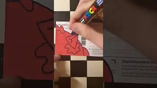 posca markers on dhl label sticker #stickers #freestyleart #uniposca