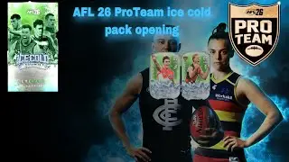 AFL 26 ProTeam ice cold pack opening