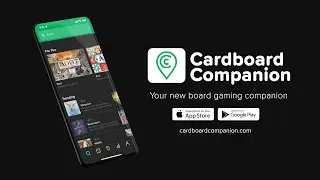 Cardboard Companion - Meet your new board gaming companion app