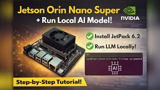 Jetson Orin Nano Super Setup: Install JetPack 6.2 + Run a Local LLM (Gemma 3 4B)