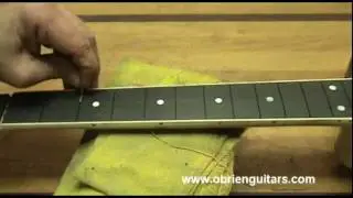 Robert O'Brien Online Guitar Building Course - Fret Installation Overview