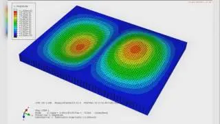 Free vibration analysis of FRP bridge deck in 3D