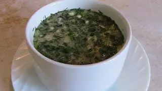 Окрошка на квасе с ряженкой. Такая освежающая и аппетитная!