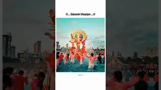 Ganpati Visarjan 2025 ! Ganesh Visarjan Status ! #ganpativisarjan #ganeshvisarjan #shorts