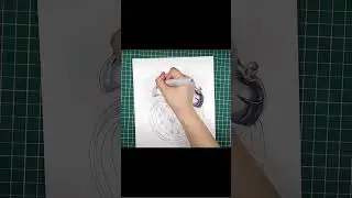 Realistic Clock Art #shorts #art #satisfying #painting #ytshorts