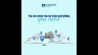 Everything you need is within your vicinity at Adarsh Premia