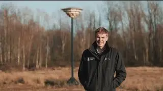 New nesting tower at Blashford Lakes Nature Reserve