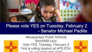 Senator Michael Padilla Asks You To Vote Yes For Education