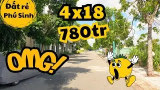 🔴Đất rẻ 4x18 chỉ 780tr chủ ng&ocirc;p b&aacute;n lỗ khu d&acirc;n cư ph&uacute; sinh