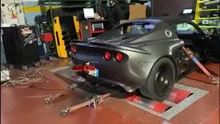Lotus Elise s 220 C.R Dyno run.  control unit map, exhaust, manifolds, airbox trd