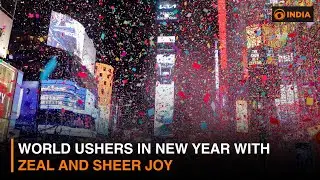 World ushers in New Year with zeal and sheer joy