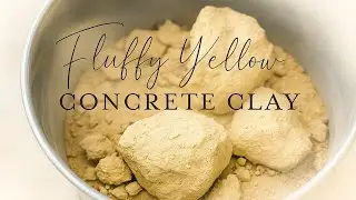 Yellow Silence | Fluffy Concrete Crumble for Pure Relaxation