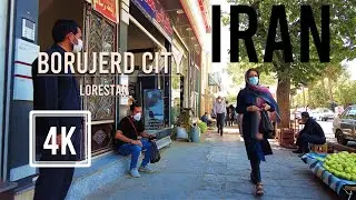 [4K] Borujerd City, Lorestan, Walking Tour, Iran Virtual Tour, 2021.  🇮🇷