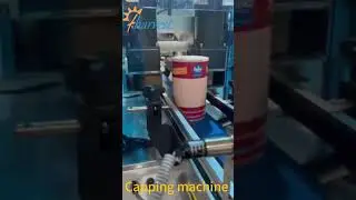 Plastic Cap Capping Machine,Automatic Capper machine for paper tube, Auto press cap for plastic lid