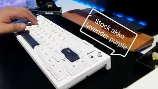 MAXFIT67 with milky yellow switch vs AKKO LAVENDER PURPLE plus extra background farm noises!