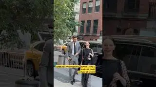 Emma Stone and husband David McCary arrived at Kinds Of Kindness premier #shorts #actress #newyork