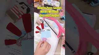 How to Pass Secret Notes Without Getting Caught! #shorts