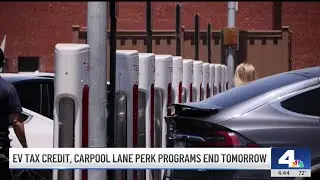 EV tax credit, carpool lane perk programs are going away
