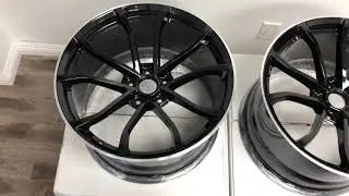 GS01 FORGED WHEELS CARBON 65 EDITION - GLOSS BLACK MACHINED PINSTRIPE