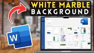 How to Create a White Marble Background Paper in Microsoft Word | MS Word Tutorial (2025)