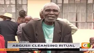 Abgusii elders perform rituals to demand for a body