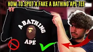 HOW TO SPOT A FAKE A BATHING APE TEE! | REALLY SIMPLE!